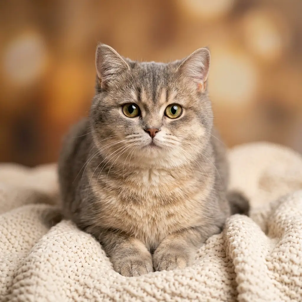 Adorable cat portrait representing feline aging and life stages