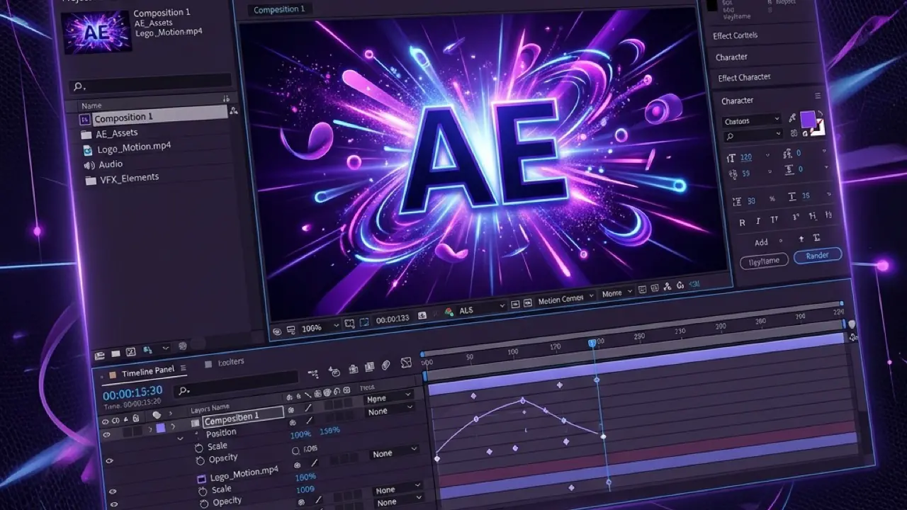 Adobe After Effects CC 2023 Review screenshot