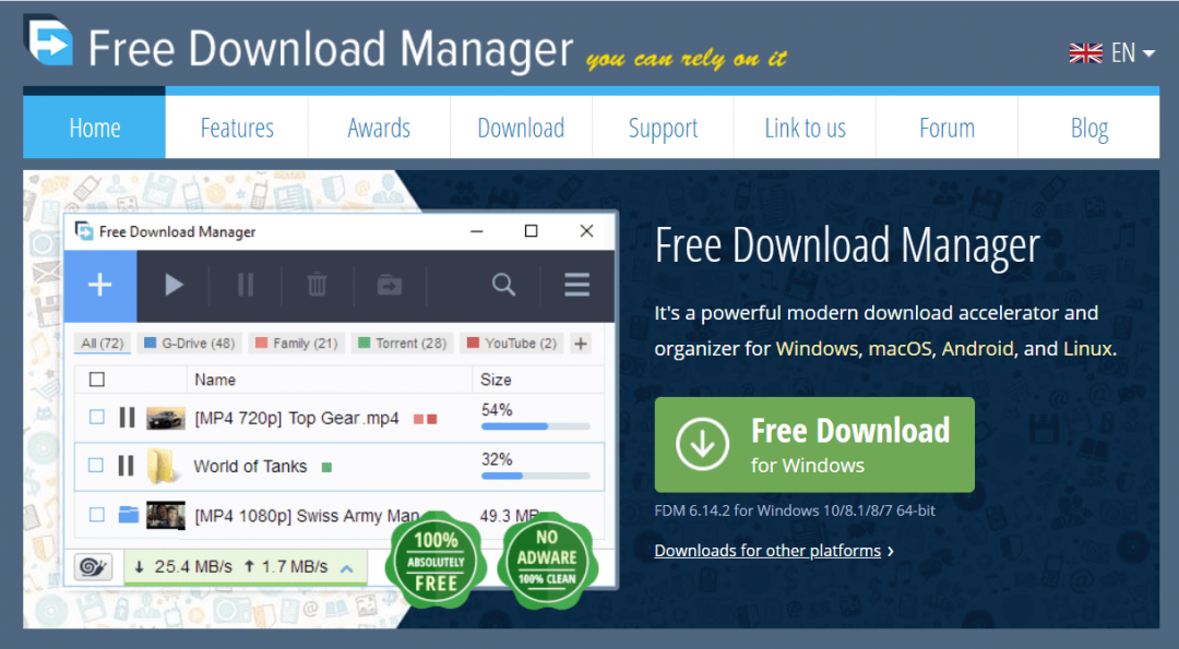 download manager pro hd