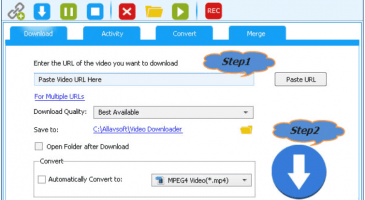 Allavsoft video and music downloader