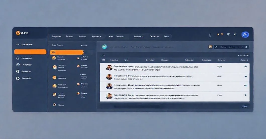 The dashboard of Fireflies.ai showing a meeting transcript with AI-powered topic tracking.