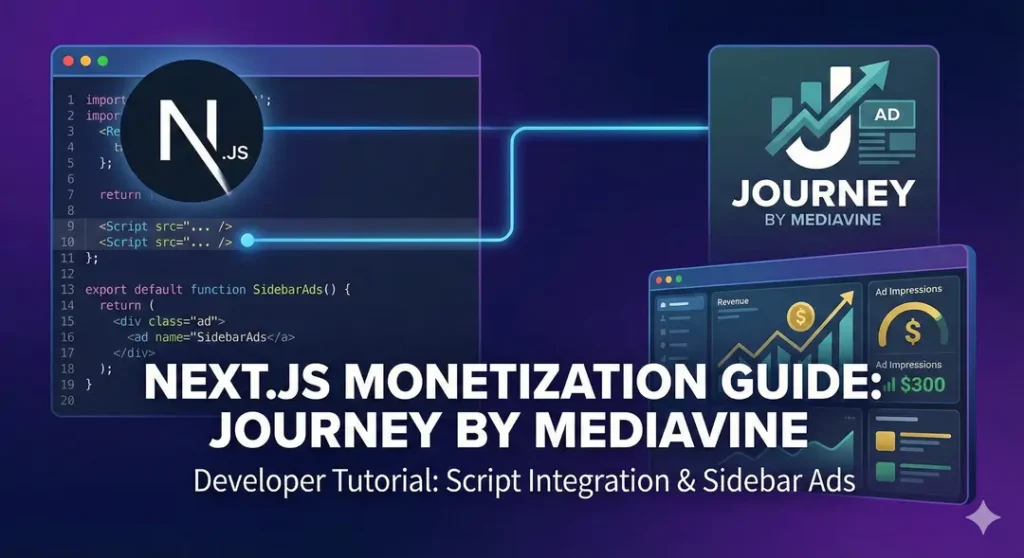 Monetize Your Next.js Website with Journey by Mediavine